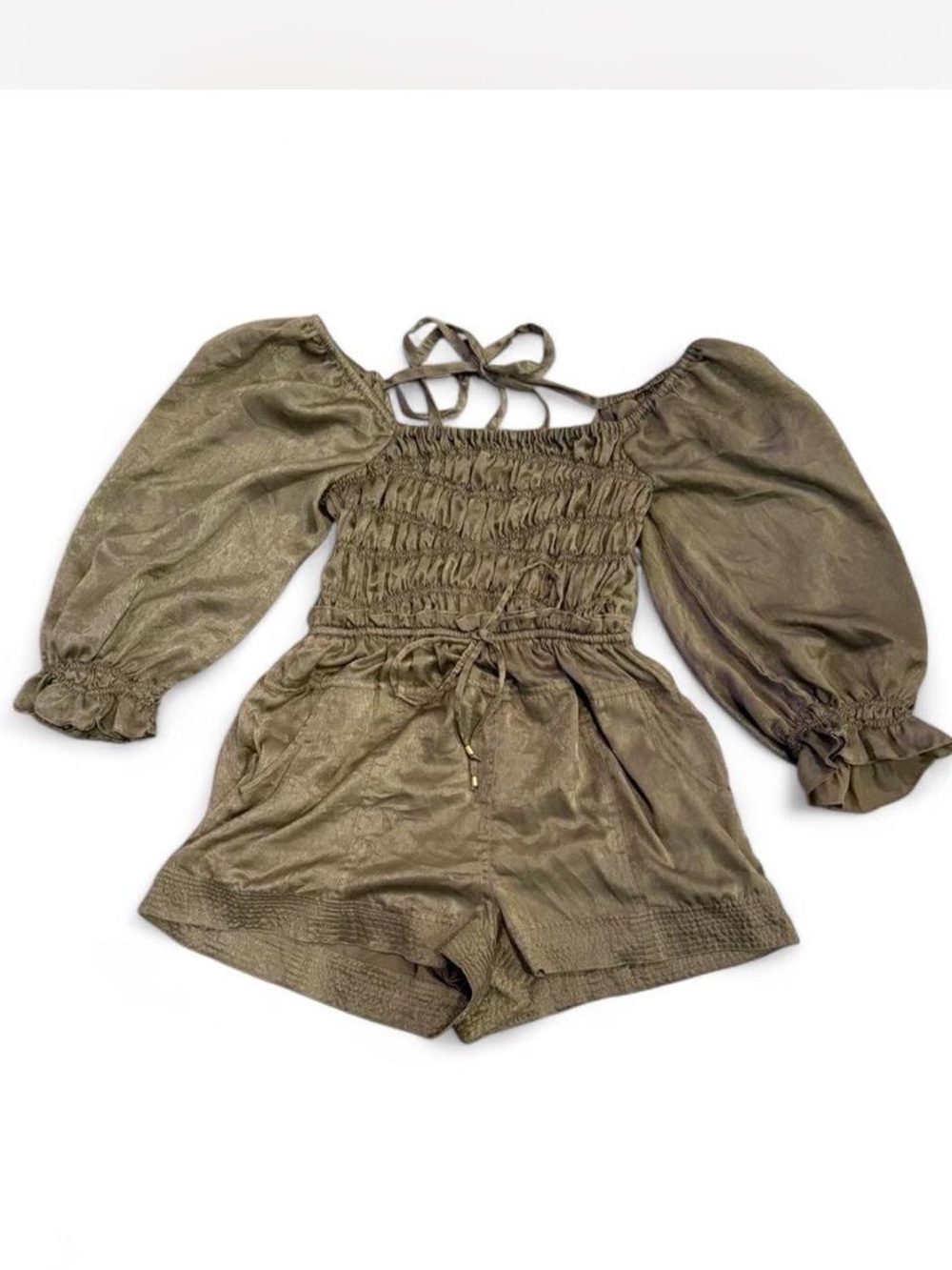 FREE PEOPLE satin One-Piece Romper